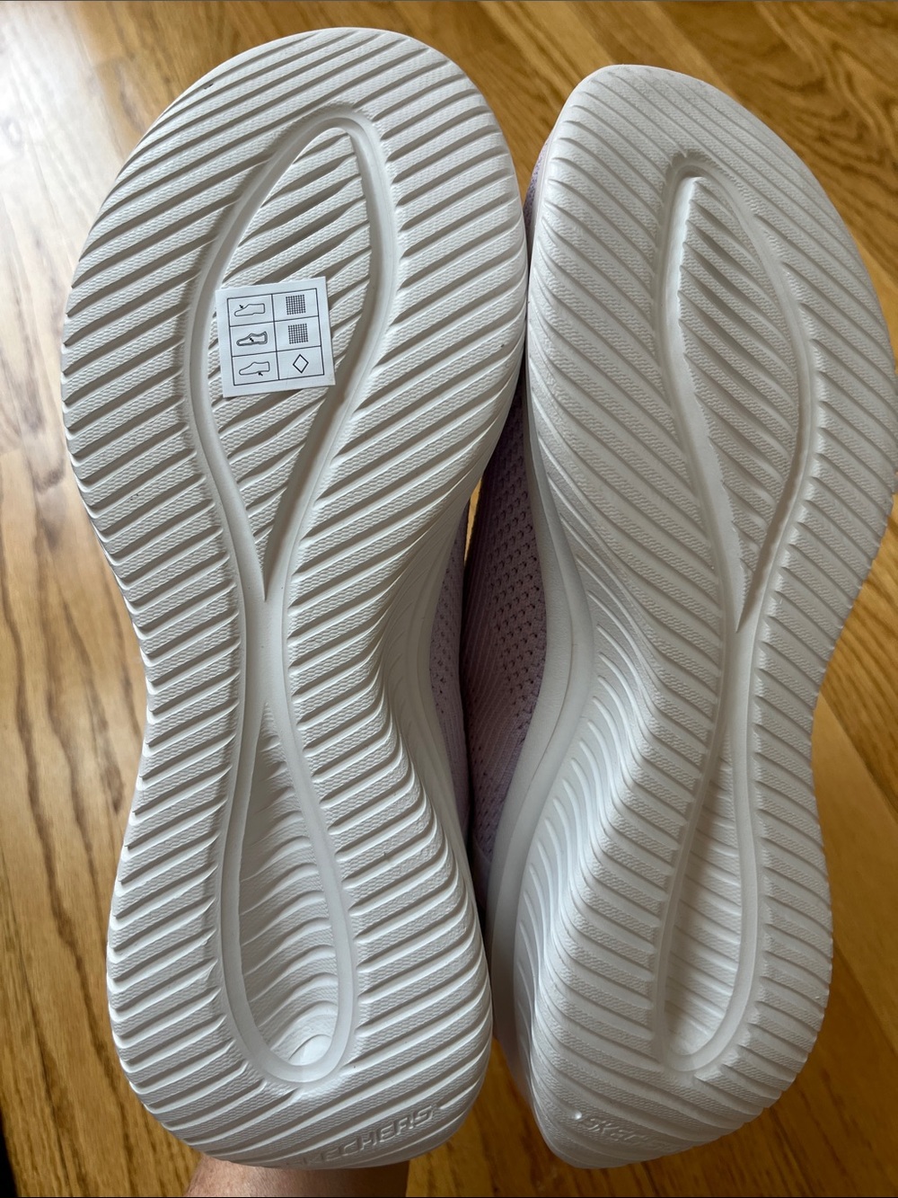 Skechers Women's Slip-On Stretch Knit Sneakers - Light Purple - Picture 8 of 12